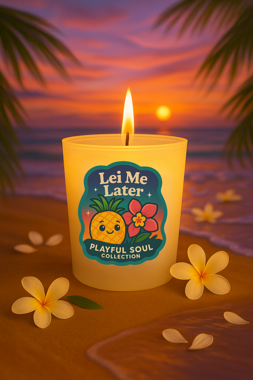 Playful Soul Fruity Scented Soy Candle | Hand Poured Coconut Soy | Choose Your Scent