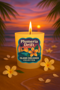 Island Dreamer Tropical Soy Candle | Coconut Soy Hand Poured Candle | Choose Your Scent