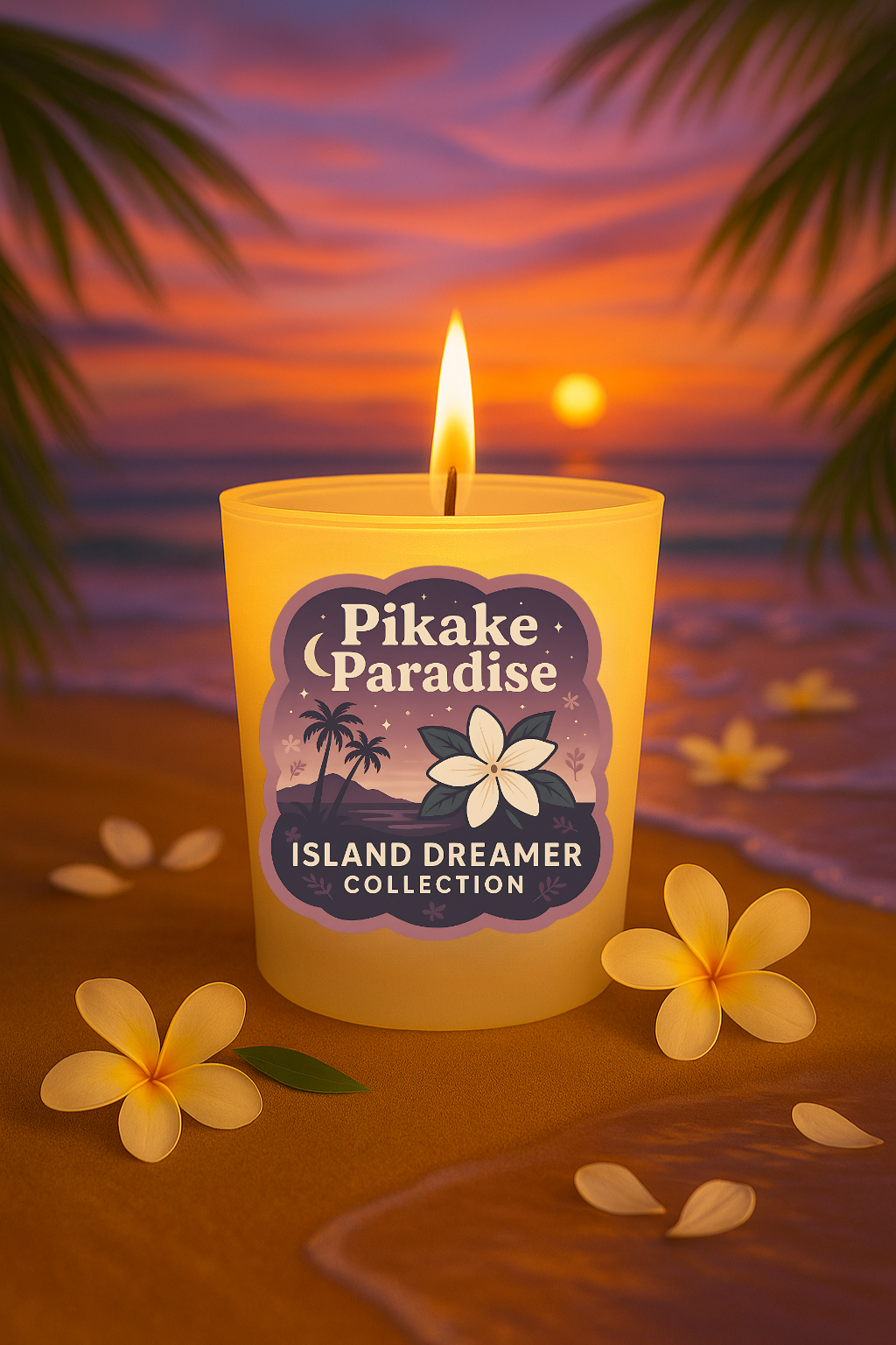 Island Dreamer Tropical Soy Candle | Coconut Soy Hand Poured Candle | Choose Your Scent