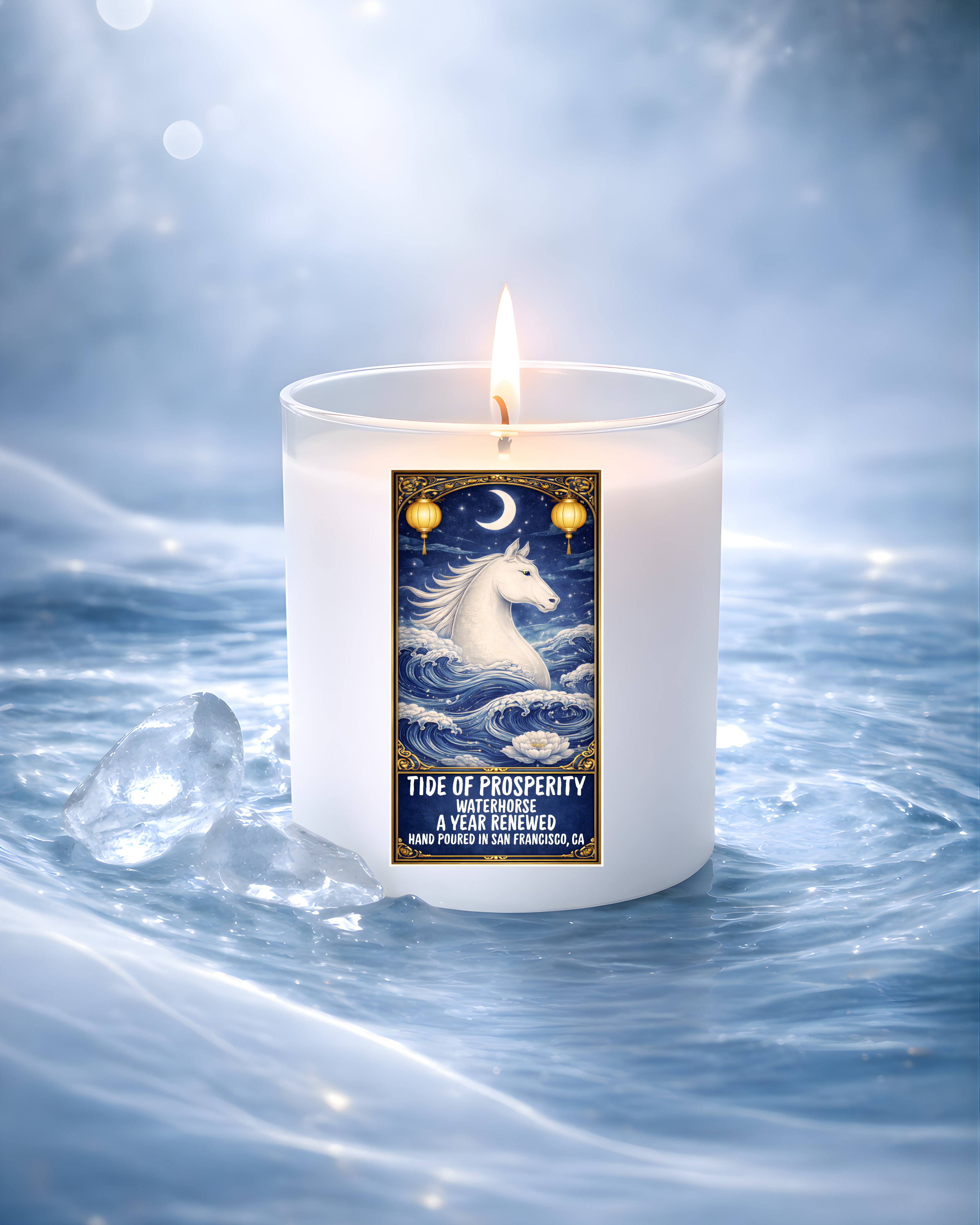 Water – Tide of Prosperity | A Year Renewed | 11 oz Coconut Soy Candle