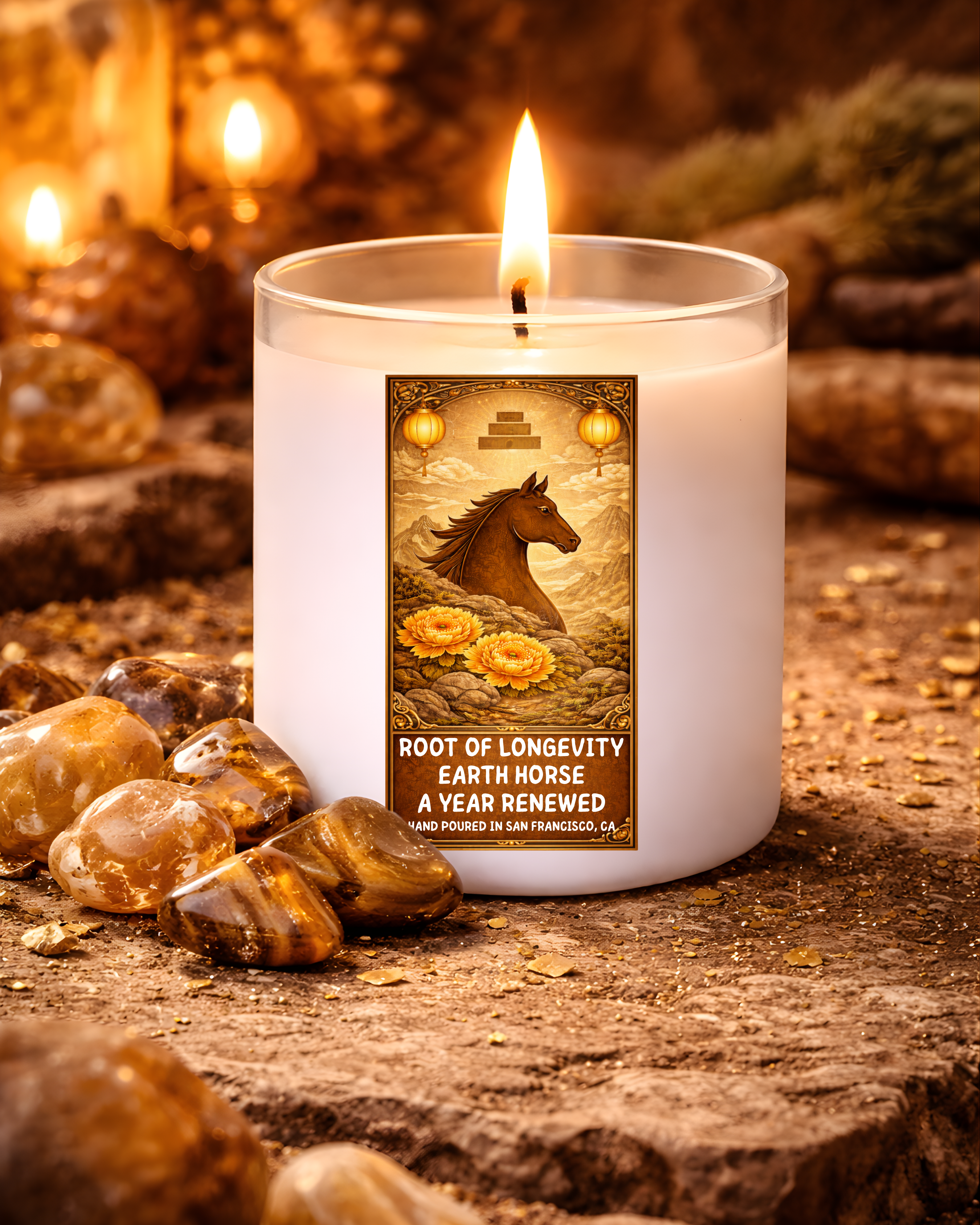 Earth – Root of Longevity | A Year Renewed | 11 oz Coconut Soy Candle