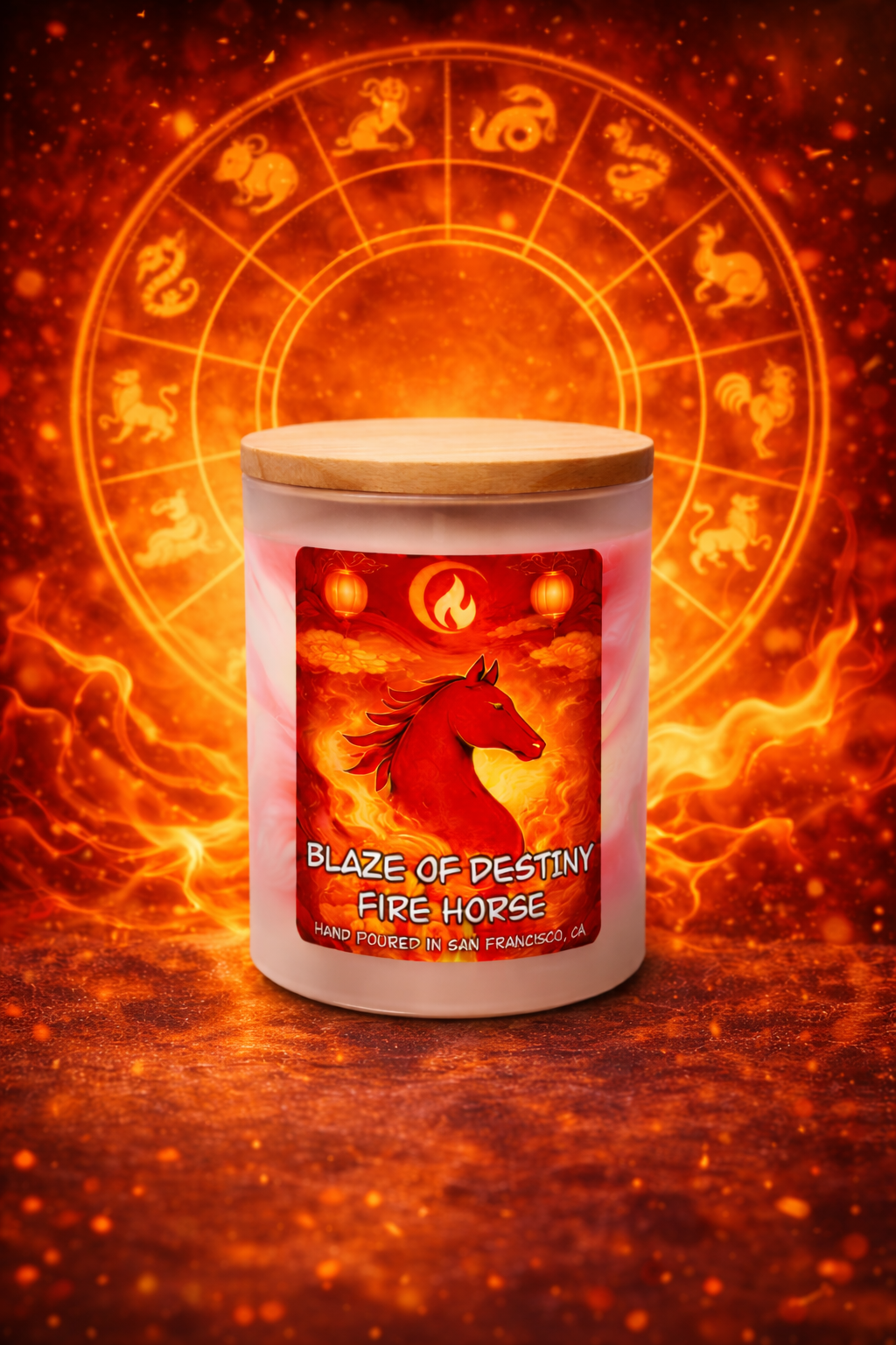 Fire – Blaze of Destiny | A Year Renewed | 11 oz Coconut Soy Candle