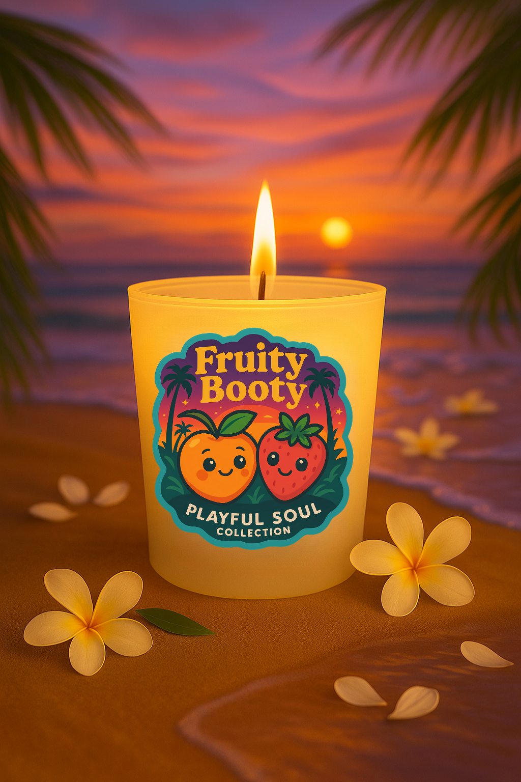 Playful Soul Fruity Scented Soy Candle | Hand Poured Coconut Soy | Choose Your Scent