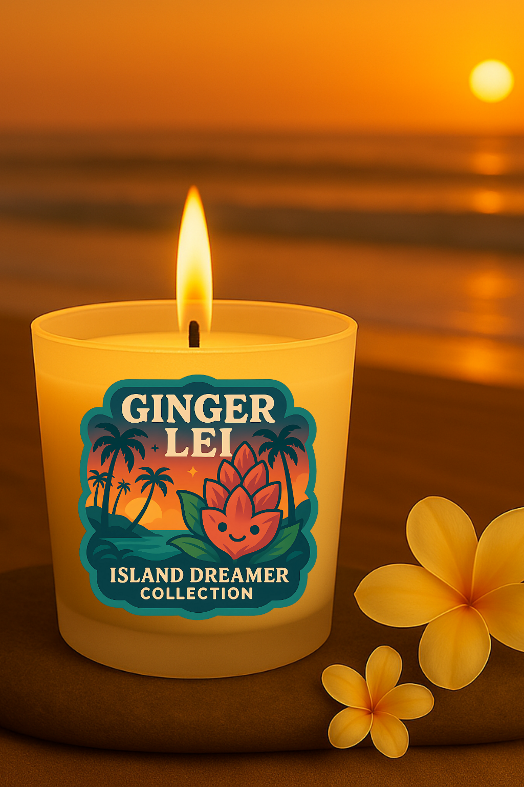 Ginger Lei Candle