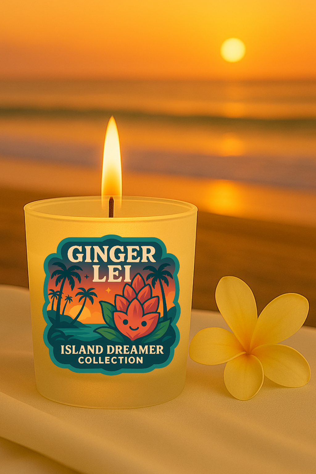 Ginger Lei Candle