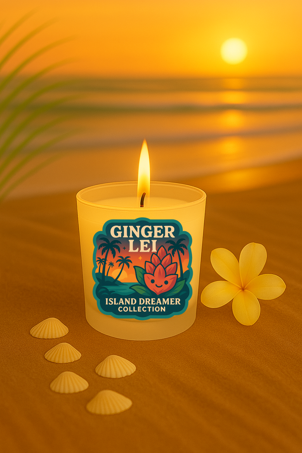 Ginger Lei Candle