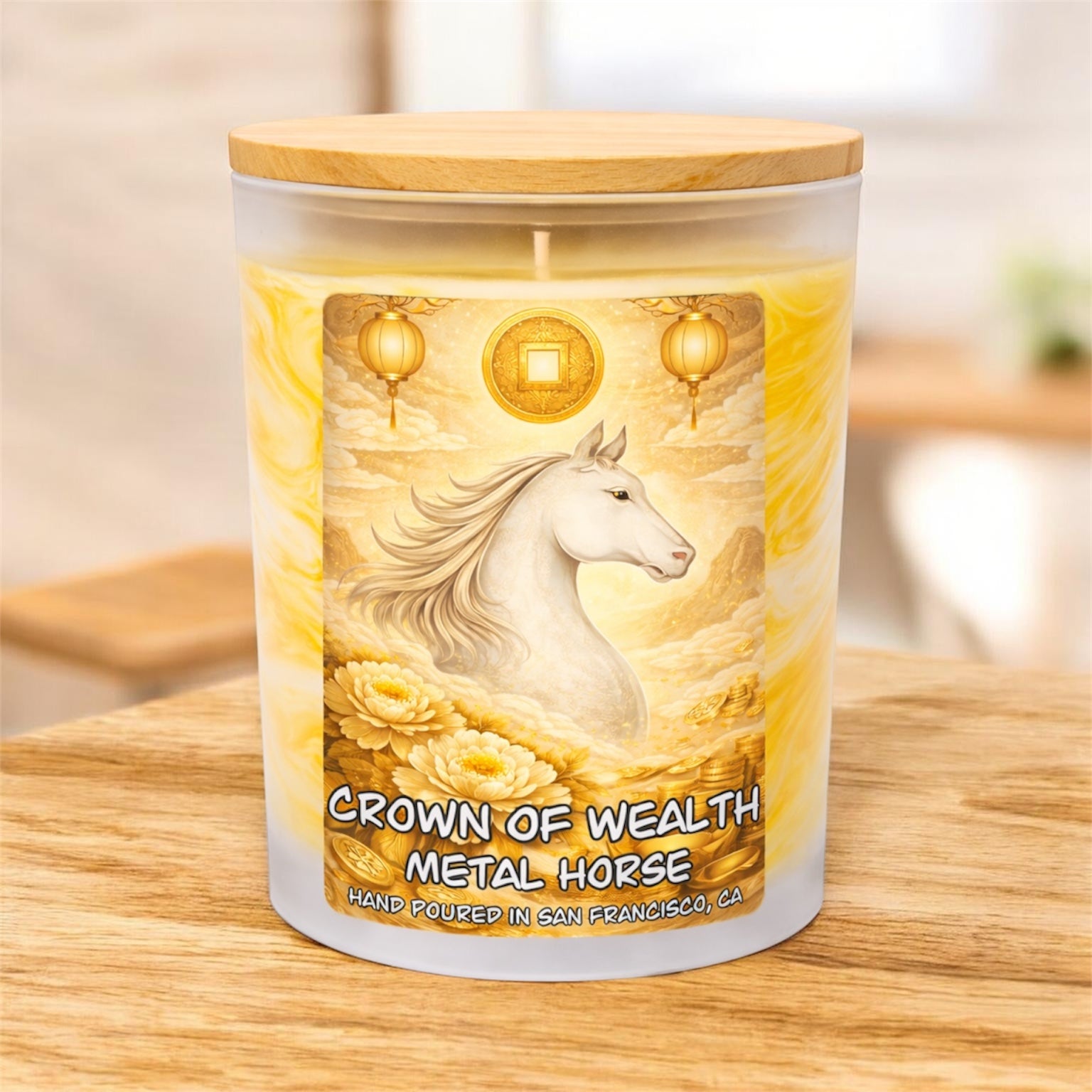 Metal – Crown of Wealth | A Year Renewed | 11 oz Coconut Soy Candle