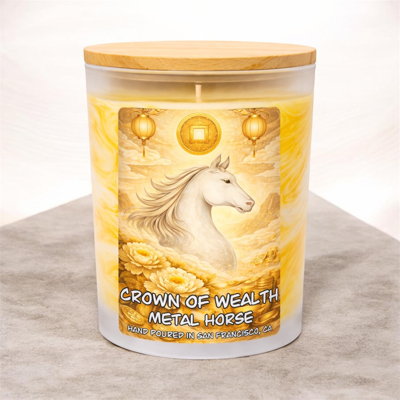Metal – Crown of Wealth | A Year Renewed | 11 oz Coconut Soy Candle