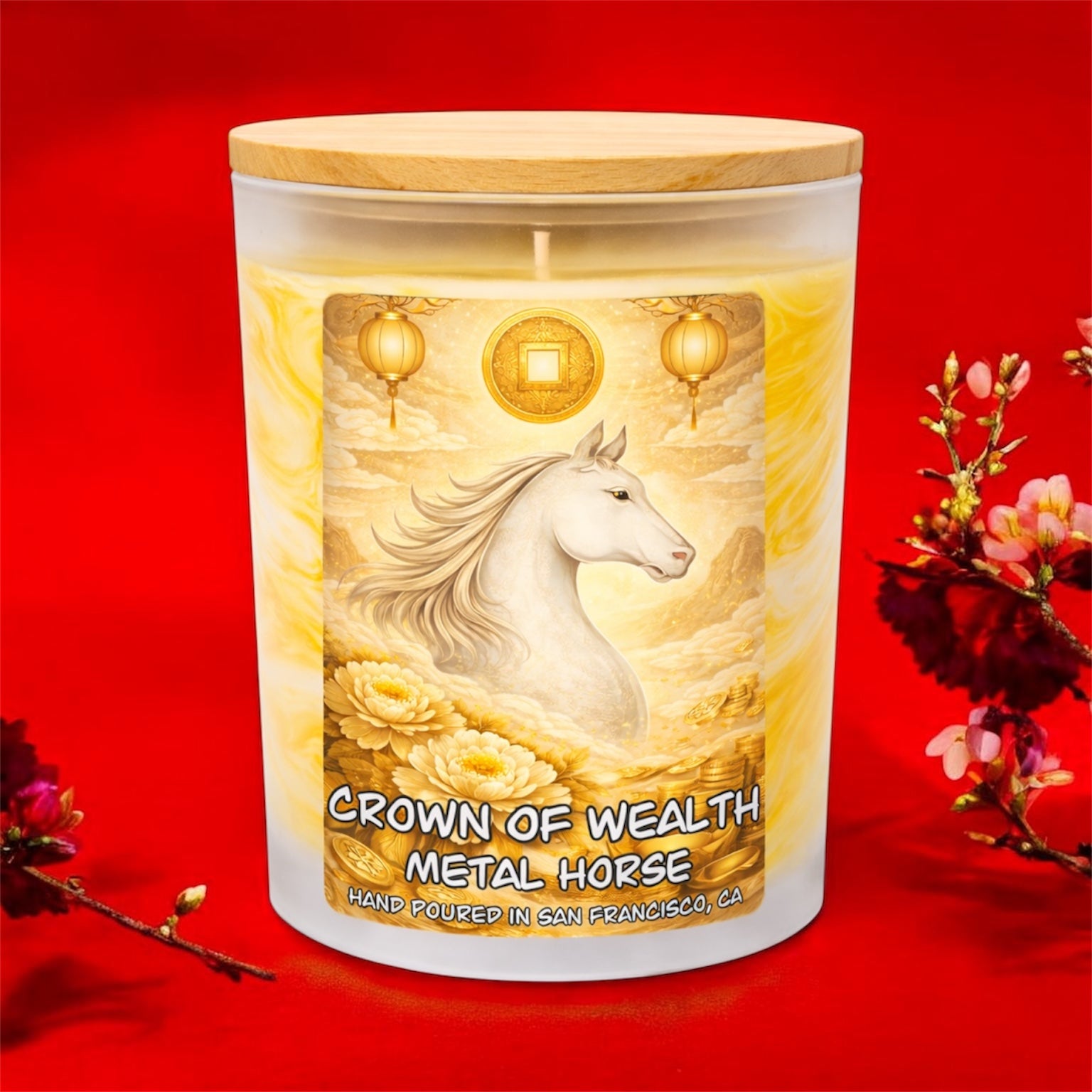 Metal – Crown of Wealth | A Year Renewed | 11 oz Coconut Soy Candle